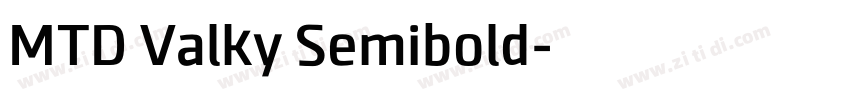 MTD Valky Semibold字体转换